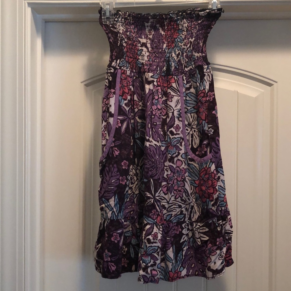 Strapless dress
